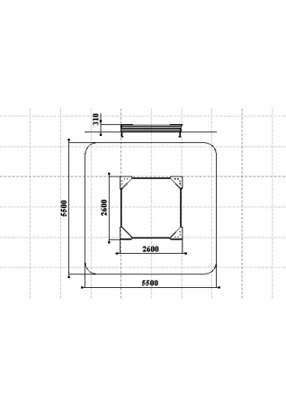 МФ 3.017 Песочница L=2500 мм